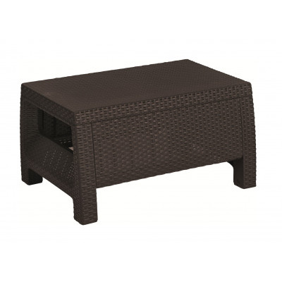 Keter Zahradní stůl Corfu hnědá, 77x57x42 cm